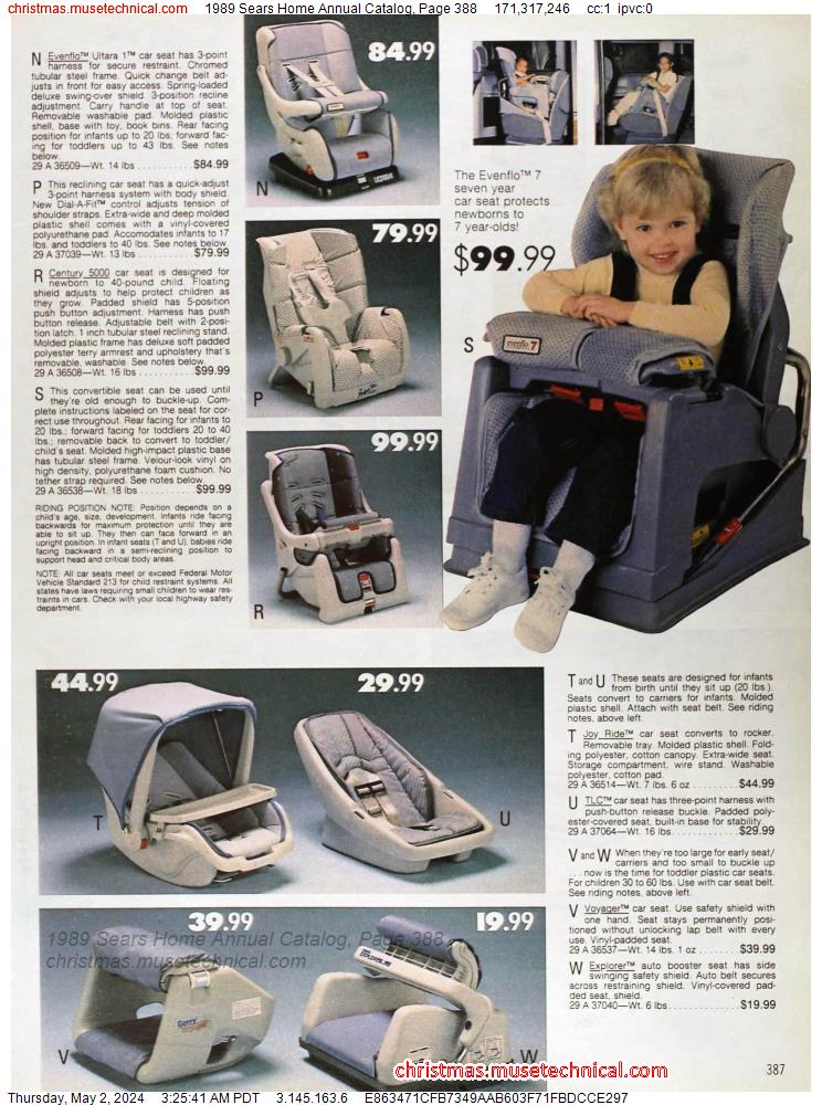 1989 Sears Home Annual Catalog, Page 388