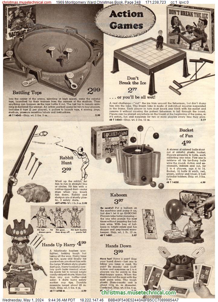 1969 Montgomery Ward Christmas Book, Page 348