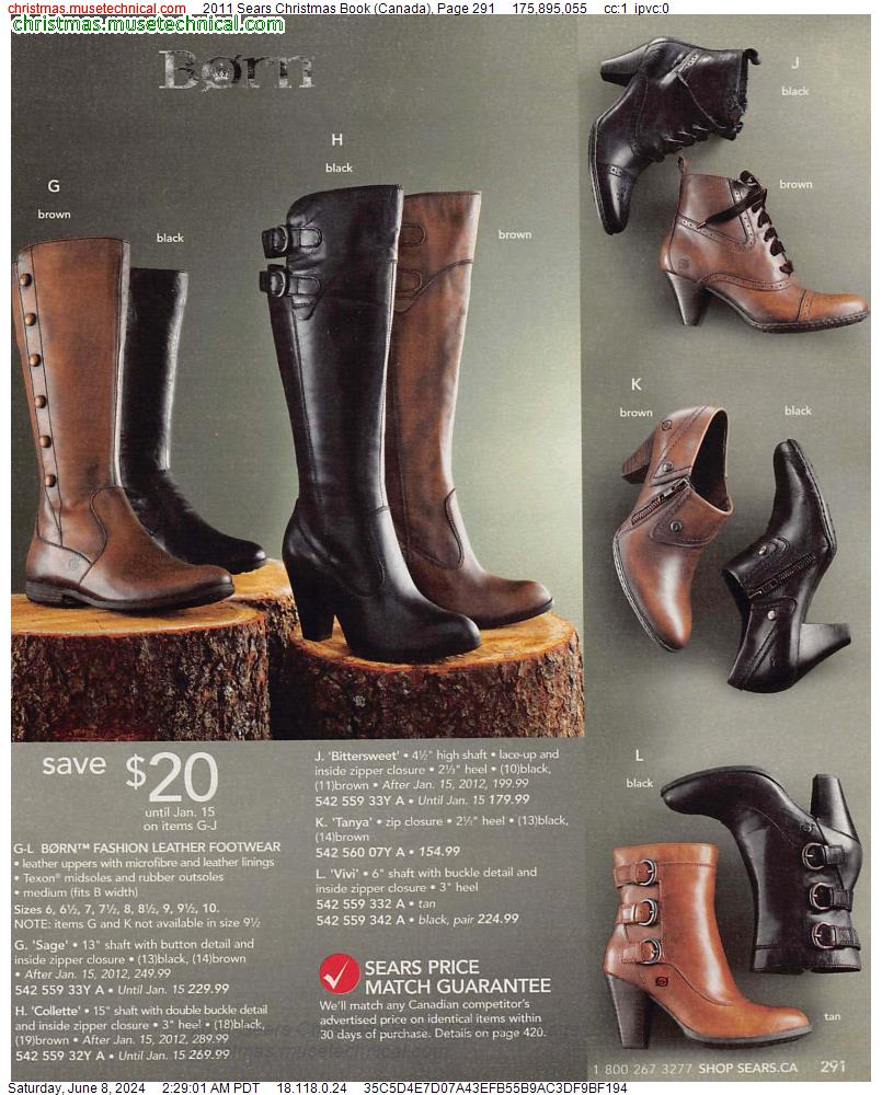 2011 Sears Christmas Book (Canada), Page 291
