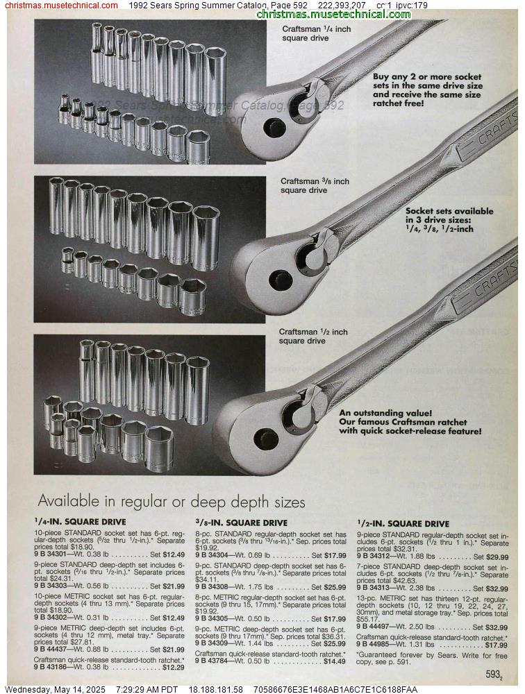 1992 Sears Spring Summer Catalog, Page 592