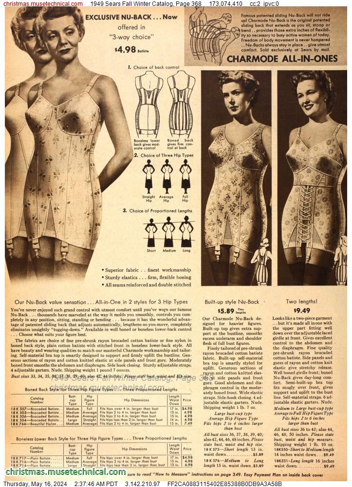 1949 Sears Fall Winter Catalog, Page 368