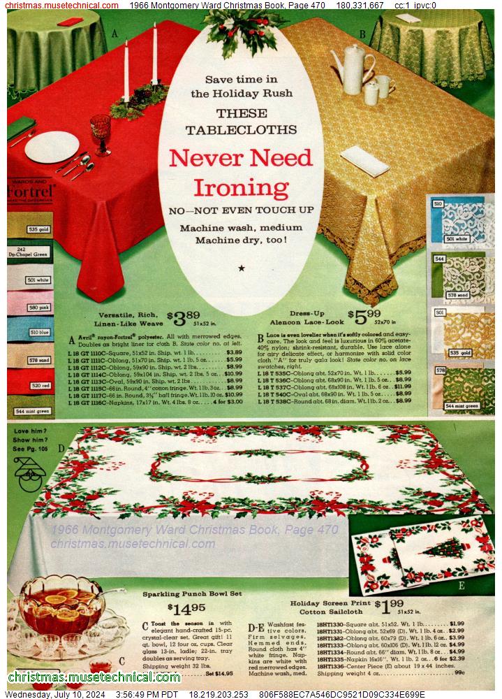 1966 Montgomery Ward Christmas Book, Page 470