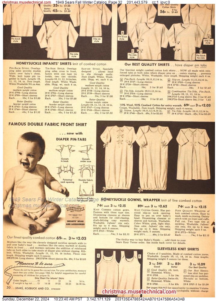 1949 Sears Fall Winter Catalog, Page 32