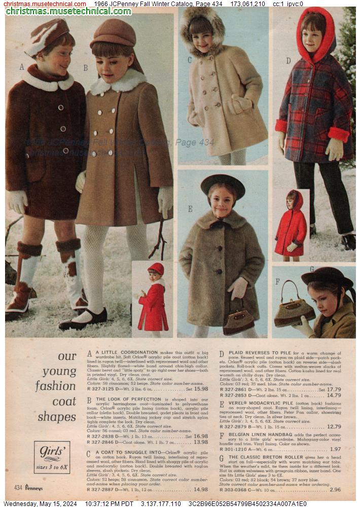 1966 JCPenney Fall Winter Catalog, Page 434