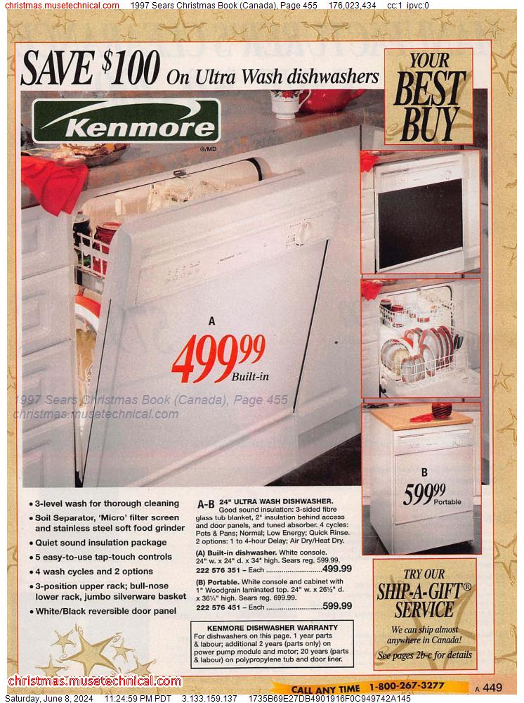 1997 Sears Christmas Book (Canada), Page 455