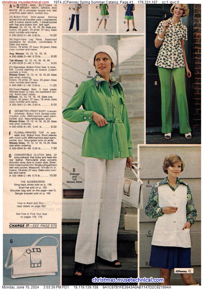 1974 JCPenney Spring Summer Catalog, Page 41