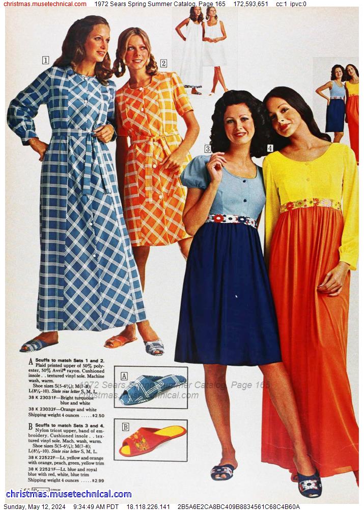 1972 Sears Spring Summer Catalog, Page 165