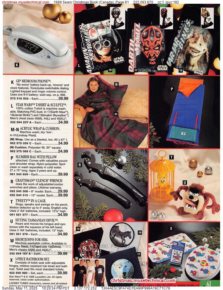 1999 Sears Christmas Book (Canada), Page 61