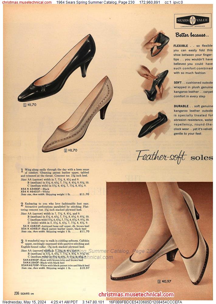 1964 Sears Spring Summer Catalog, Page 230