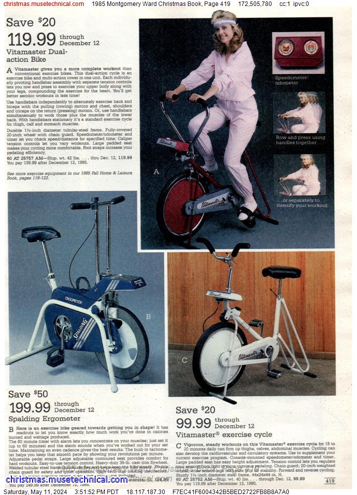 1985 Montgomery Ward Christmas Book, Page 419