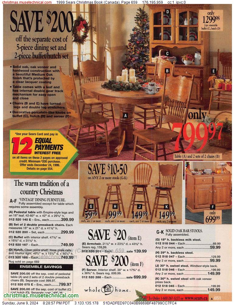 1999 Sears Christmas Book (Canada), Page 659