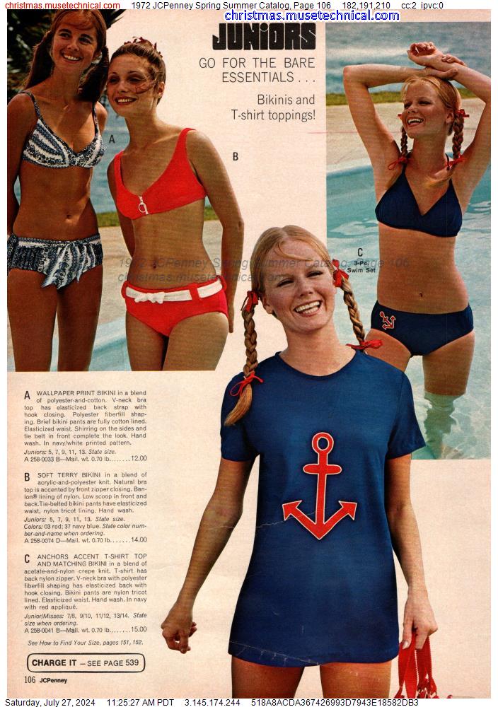 1972 JCPenney Spring Summer Catalog, Page 106