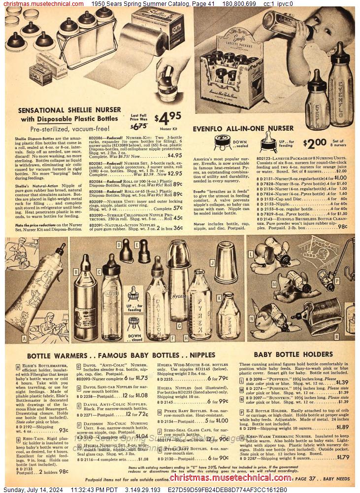1950 Sears Spring Summer Catalog, Page 41
