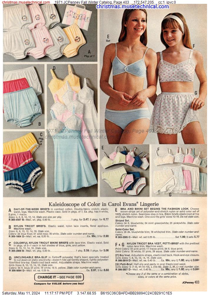 1971 JCPenney Fall Winter Catalog, Page 403