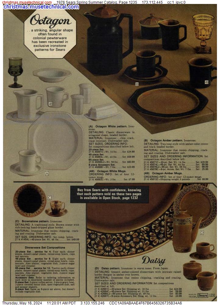 1976 Sears Spring Summer Catalog, Page 1235