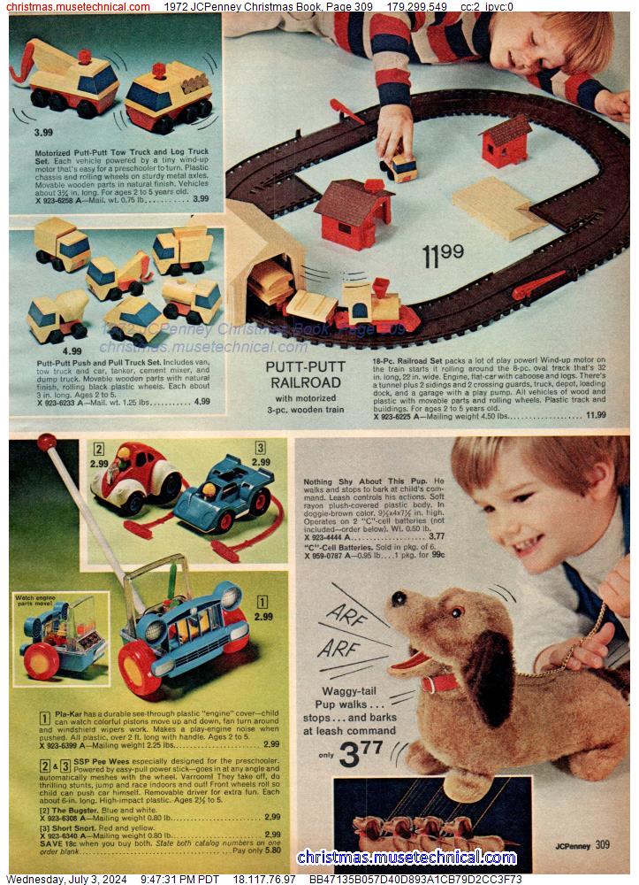 1972 JCPenney Christmas Book, Page 309