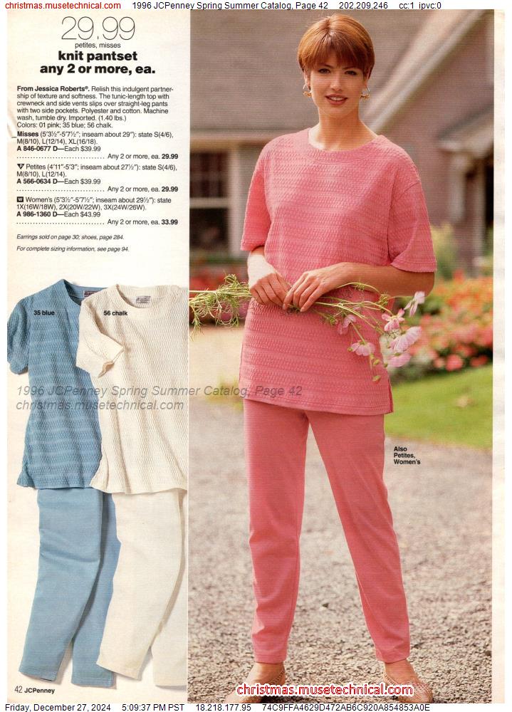 1996 JCPenney Spring Summer Catalog, Page 42