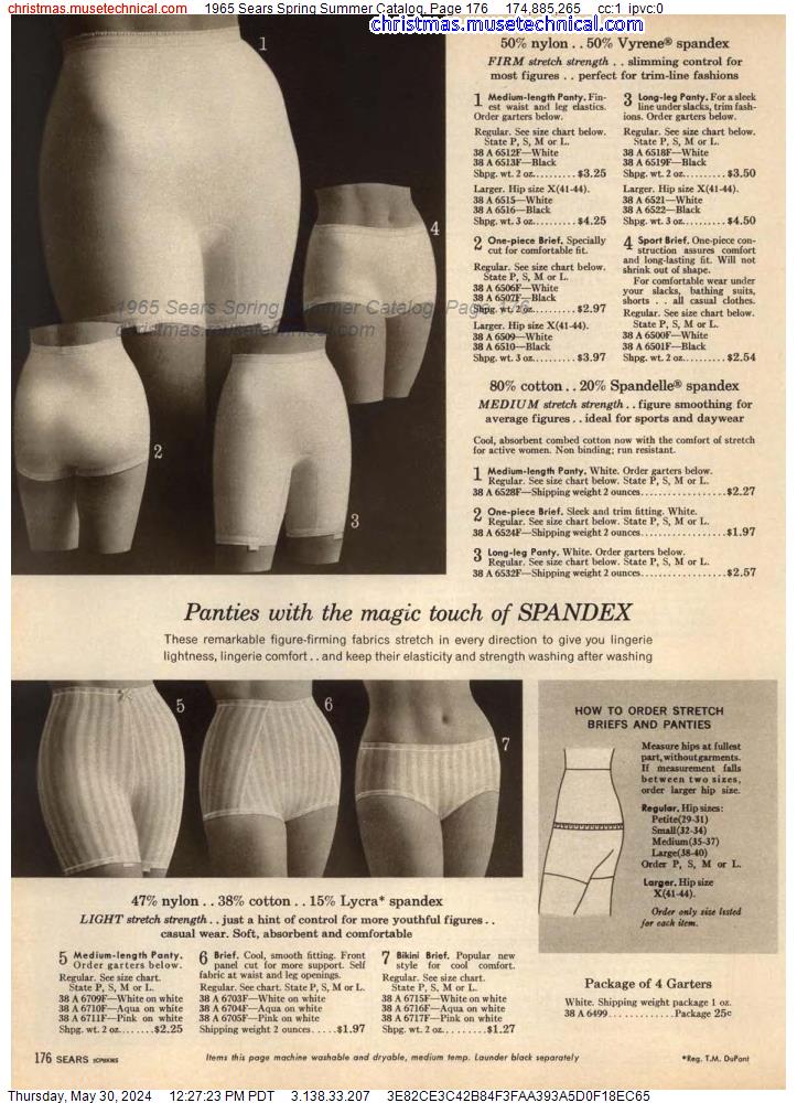 1965 Sears Spring Summer Catalog, Page 176