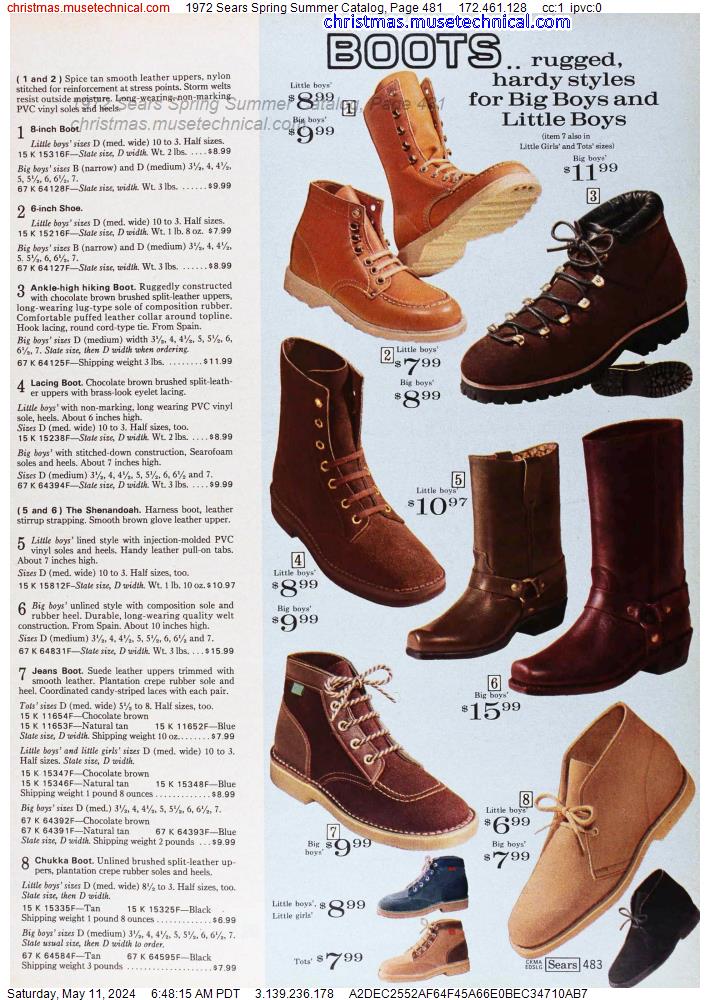 1972 Sears Spring Summer Catalog, Page 481