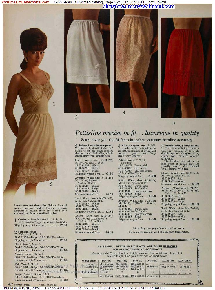 1965 Sears Fall Winter Catalog, Page 462