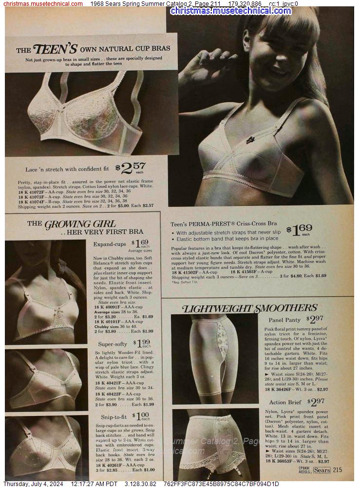 1968 Sears Spring Summer Catalog 2, Page 211