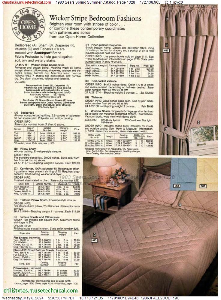 1983 Sears Spring Summer Catalog, Page 1328