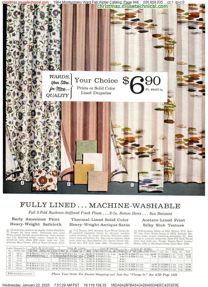 1964 Montgomery Ward Fall Winter Catalog, Page 946