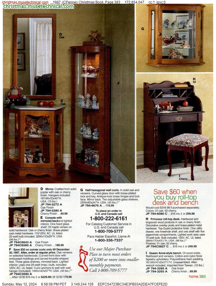 1997 JCPenney Christmas Book, Page 383