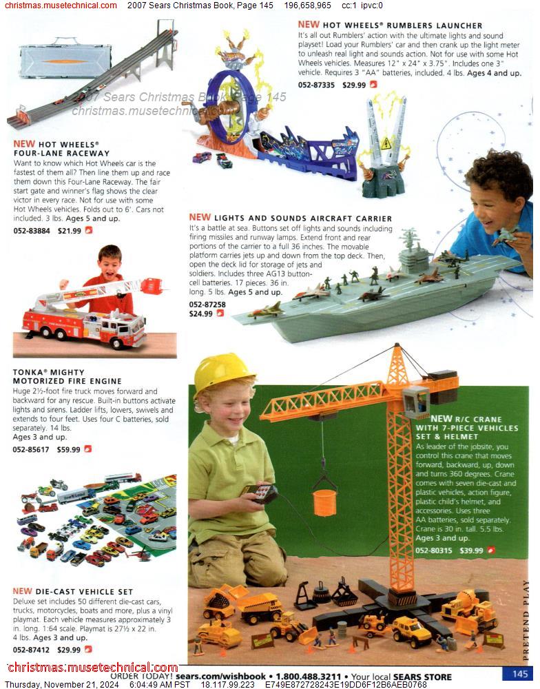 2007 Sears Christmas Book, Page 145