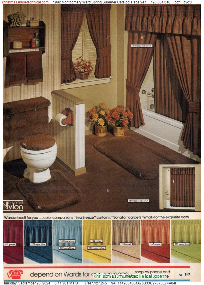 1982 Montgomery Ward Spring Summer Catalog, Page 947