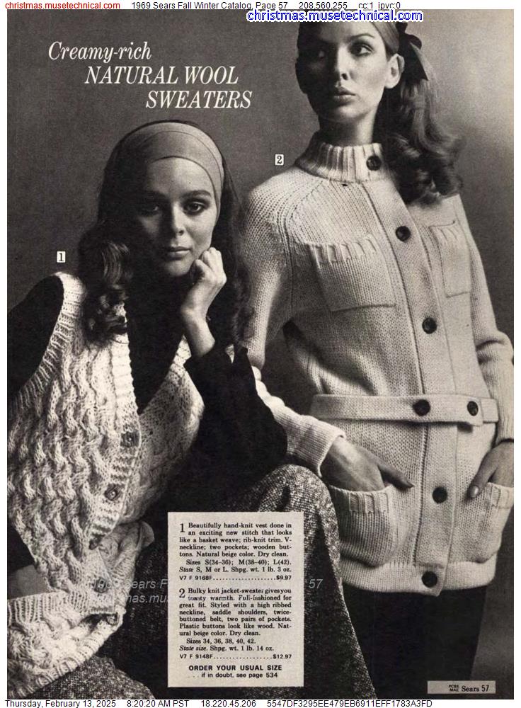 1969 Sears Fall Winter Catalog, Page 57