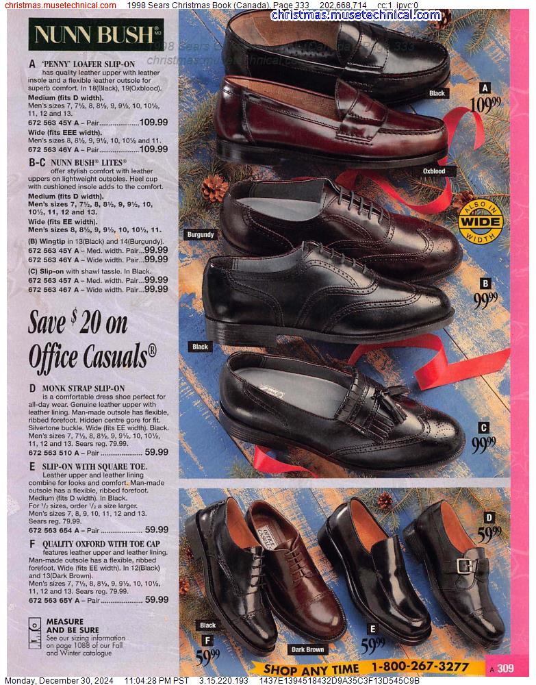 1998 Sears Christmas Book (Canada), Page 333