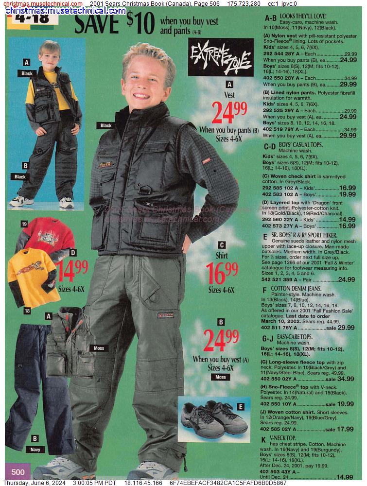2001 Sears Christmas Book (Canada), Page 506