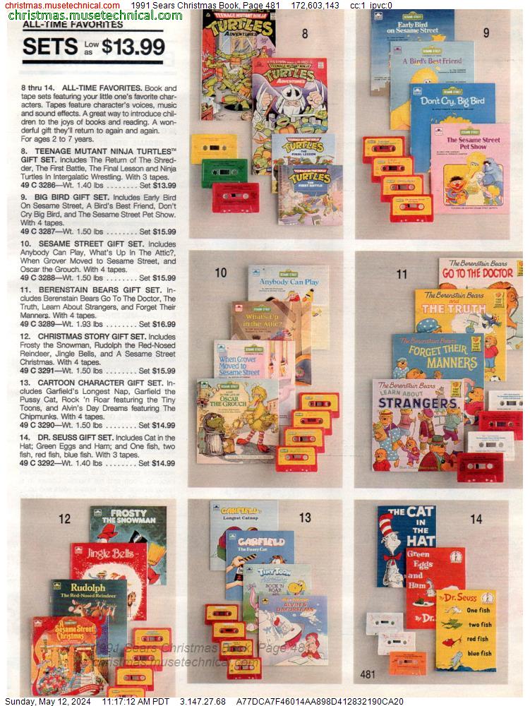 1991 Sears Christmas Book, Page 481