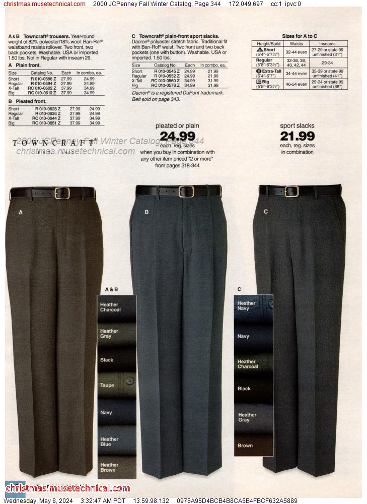 2000 JCPenney Fall Winter Catalog, Page 344