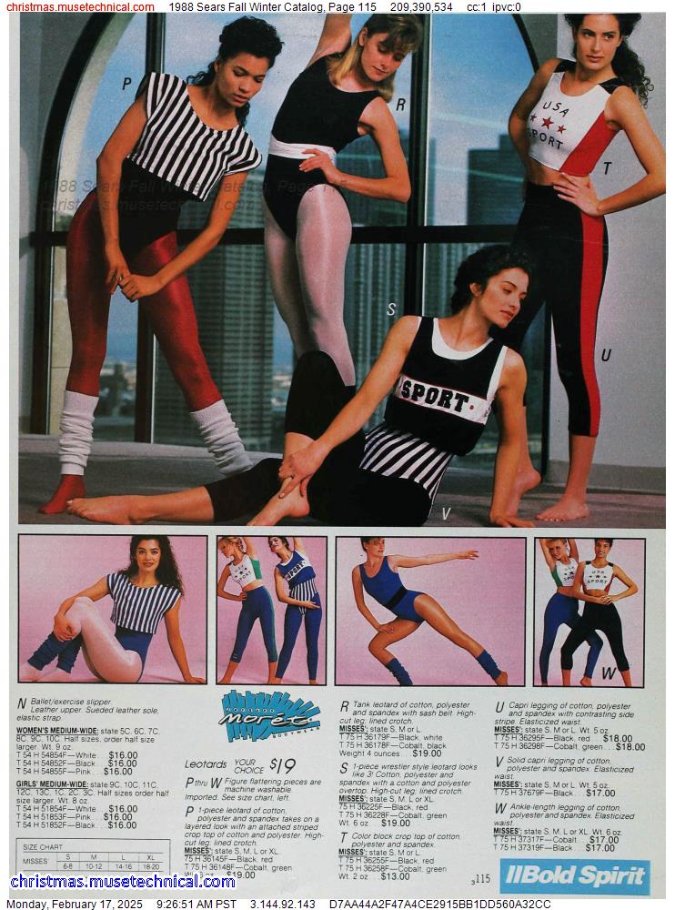 1988 Sears Fall Winter Catalog, Page 115