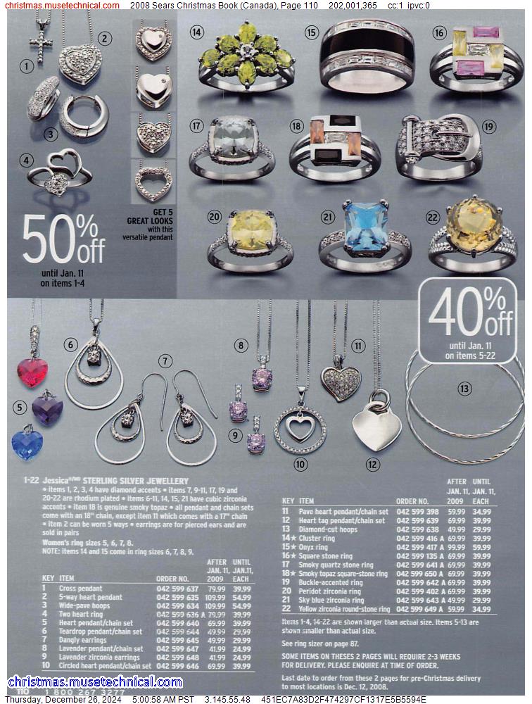 2008 Sears Christmas Book (Canada), Page 110