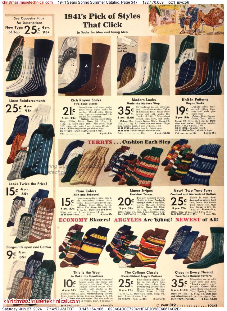 1941 Sears Spring Summer Catalog, Page 347