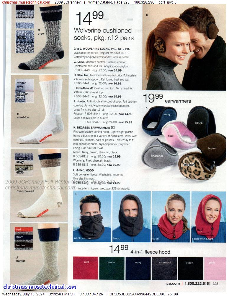 2009 JCPenney Fall Winter Catalog, Page 323