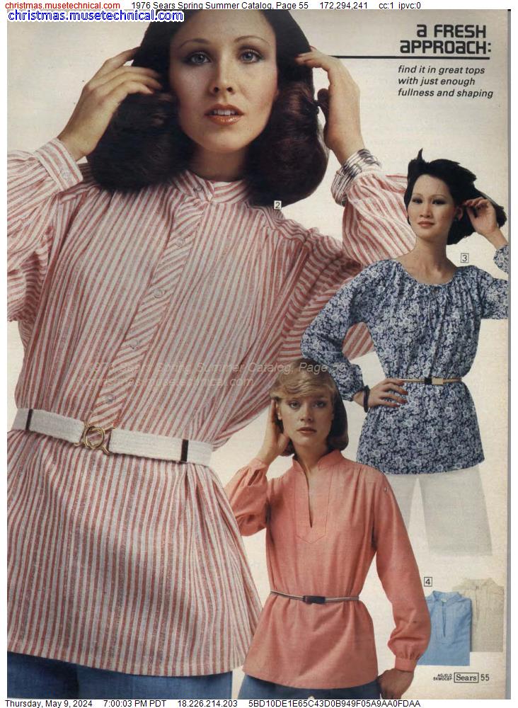 1976 Sears Spring Summer Catalog, Page 55