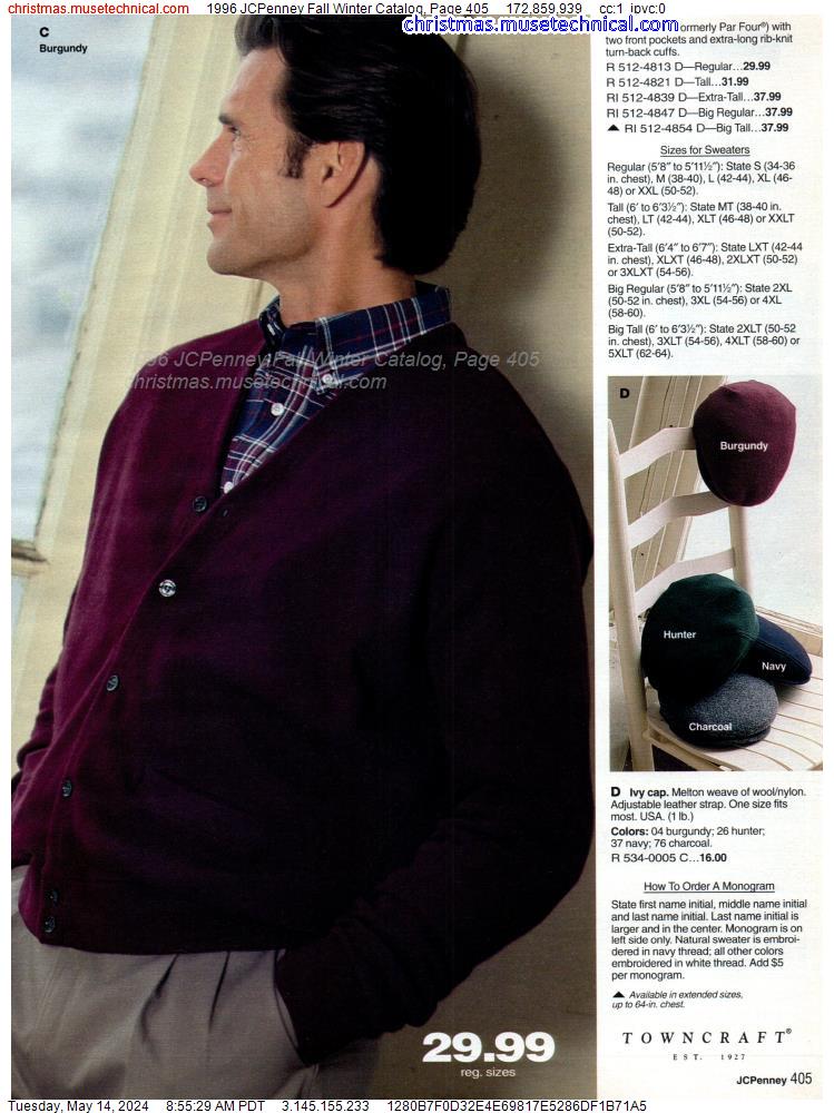 1996 JCPenney Fall Winter Catalog, Page 405
