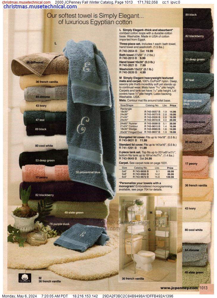 2000 JCPenney Fall Winter Catalog, Page 1013