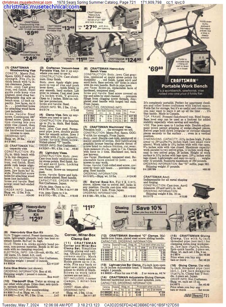 1978 Sears Spring Summer Catalog, Page 721