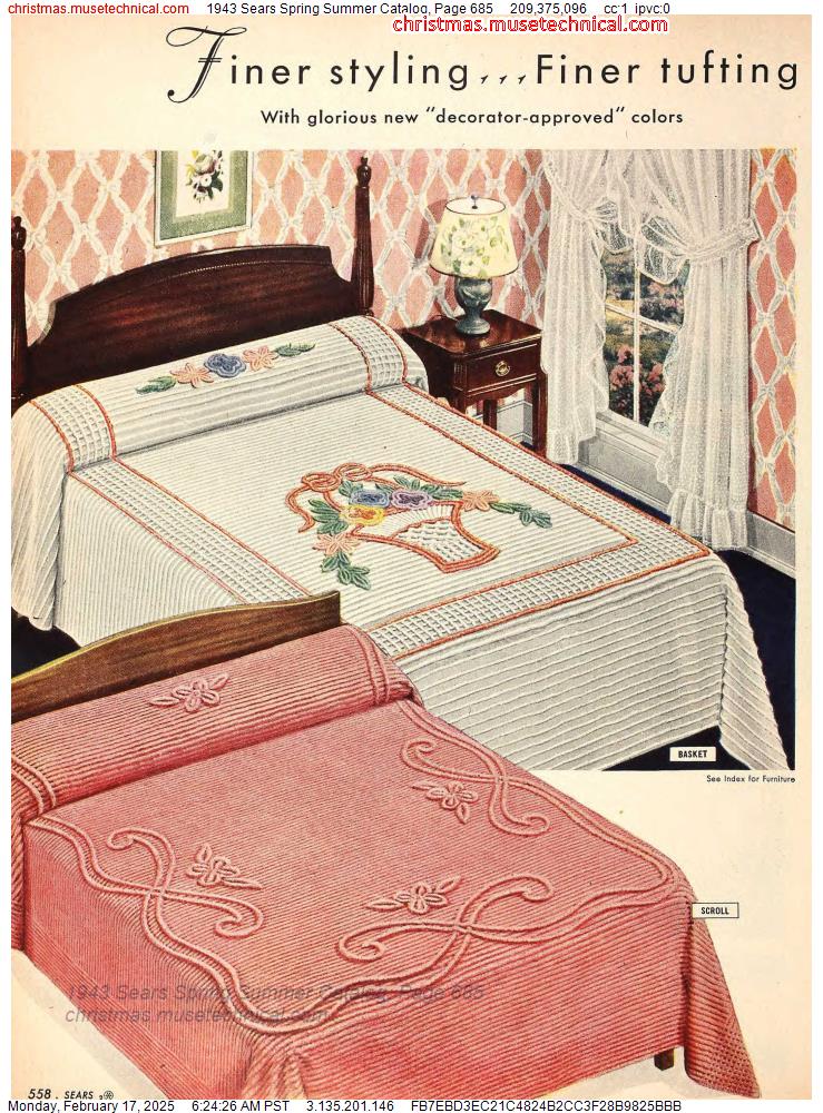 1943 Sears Spring Summer Catalog, Page 685