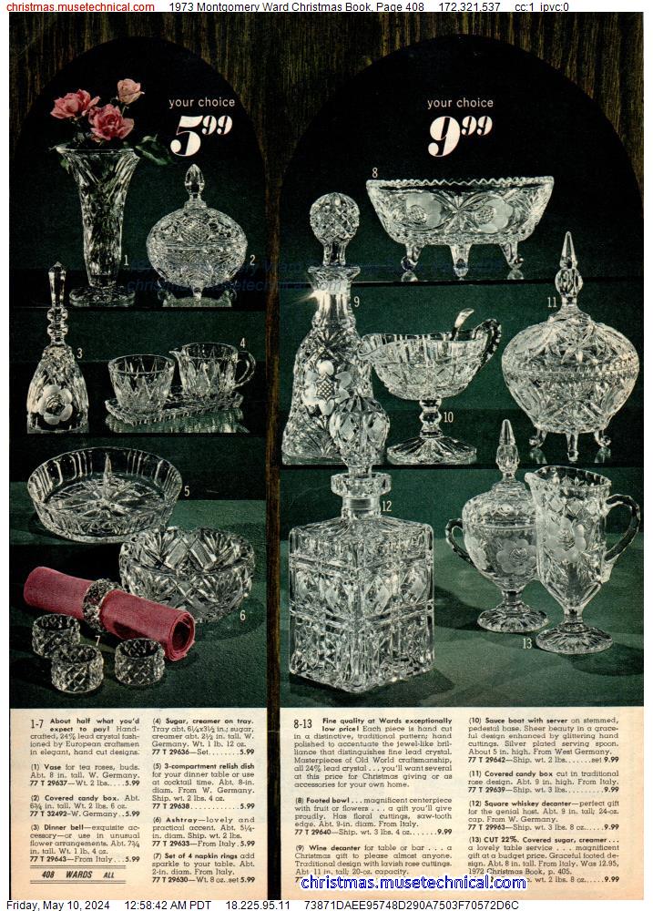1973 Montgomery Ward Christmas Book, Page 408