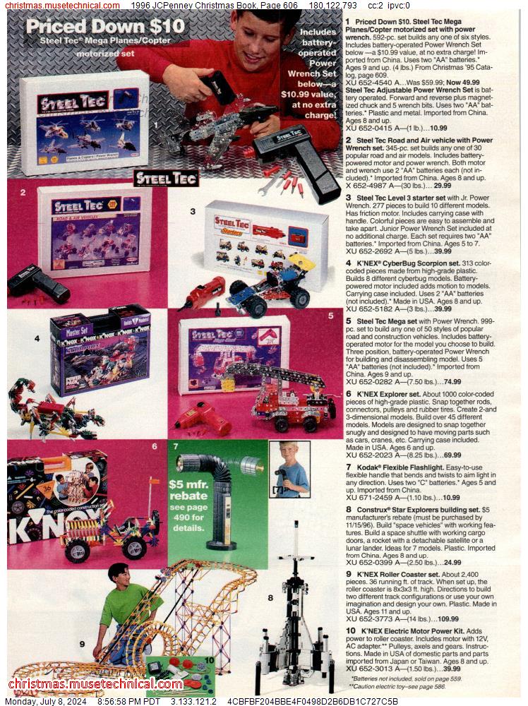 1996 JCPenney Christmas Book, Page 606