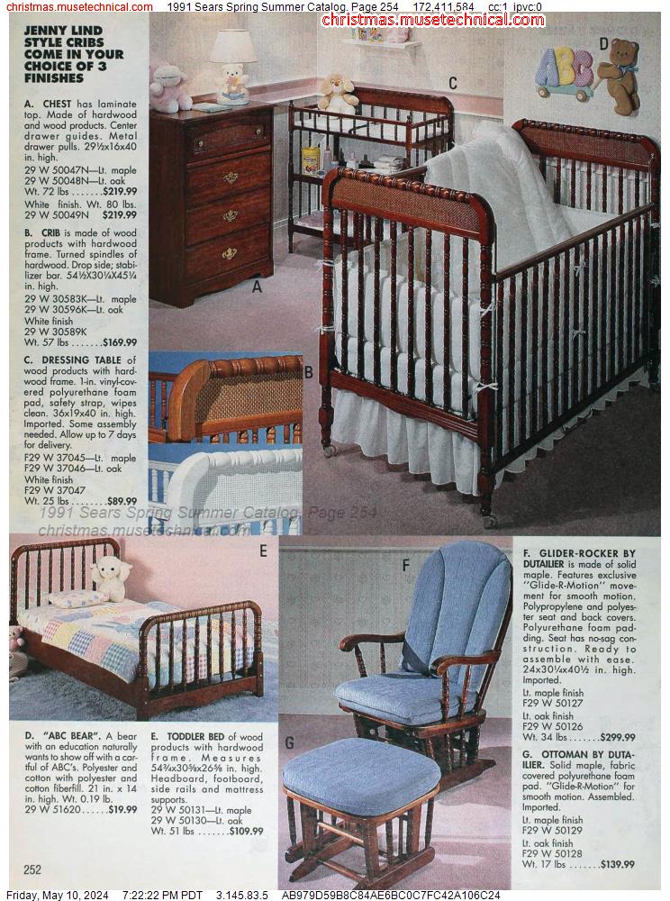 1991 Sears Spring Summer Catalog, Page 254