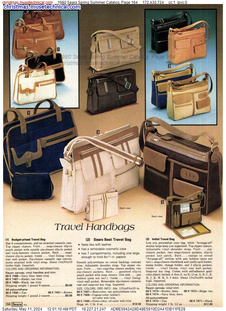 1980 Sears Spring Summer Catalog, Page 164