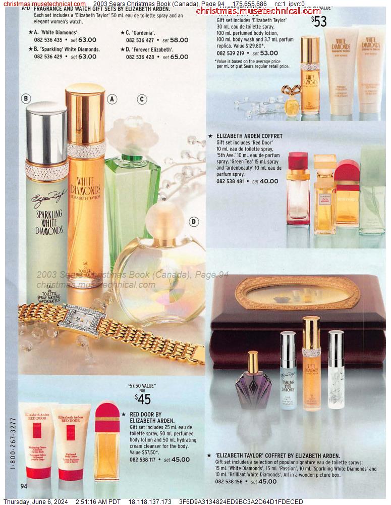 2003 Sears Christmas Book (Canada), Page 94