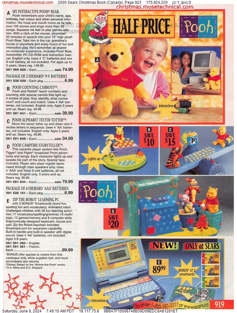 2000 Sears Christmas Book (Canada), Page 923